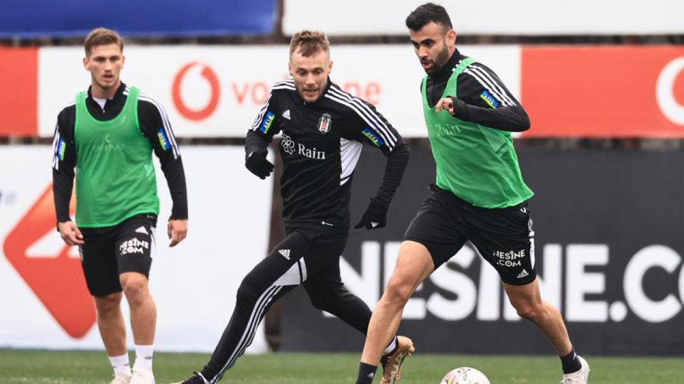 Beşiktaş’ta Ghezzal takımla çalıştı