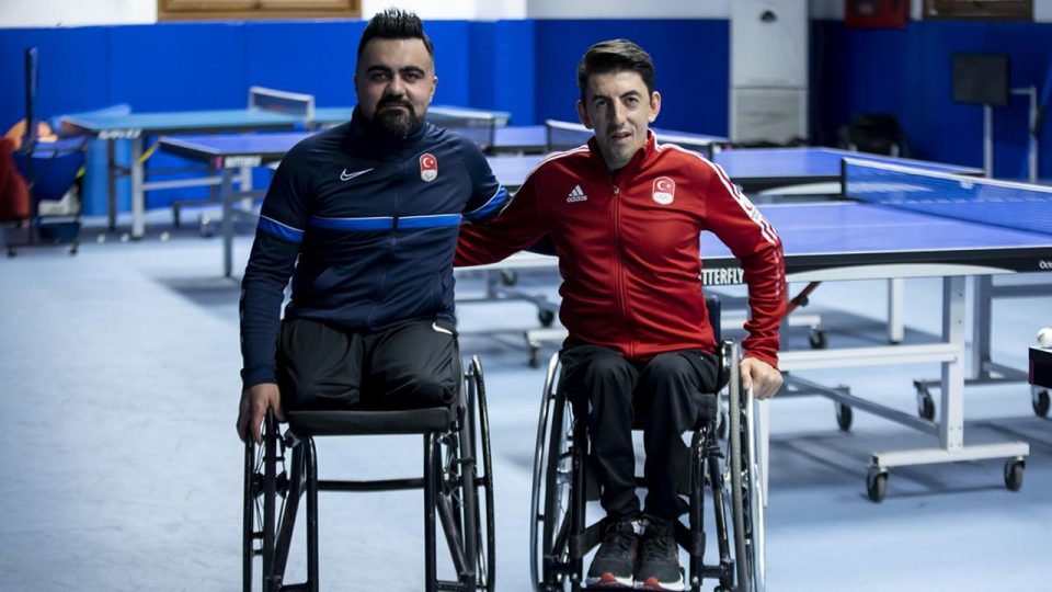 Milli masa tenisçiler Paris Paralimpik Oyunları için hedef büyüttü
