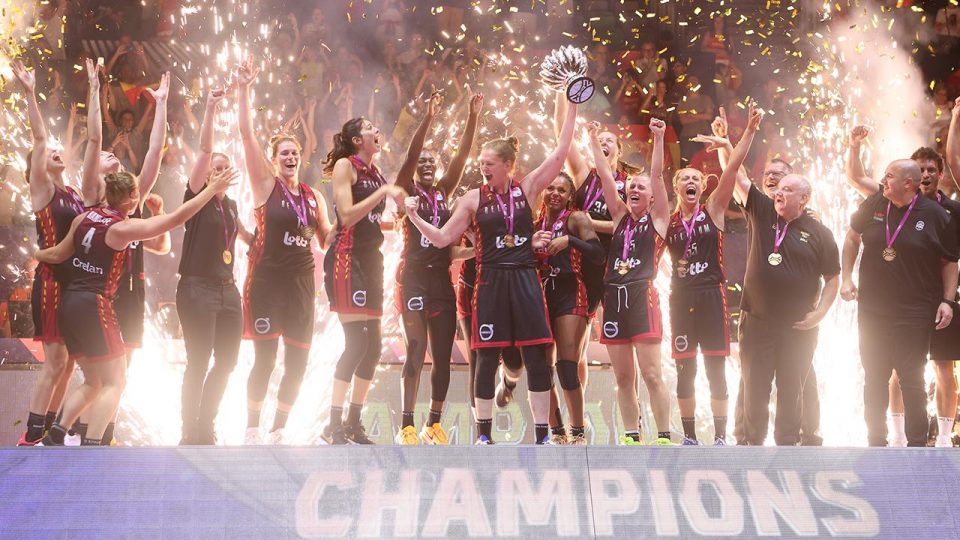 Belçika, Avrupa Kadınlar Basketbol Şampiyonası’nda ilk kez kupa kazandı