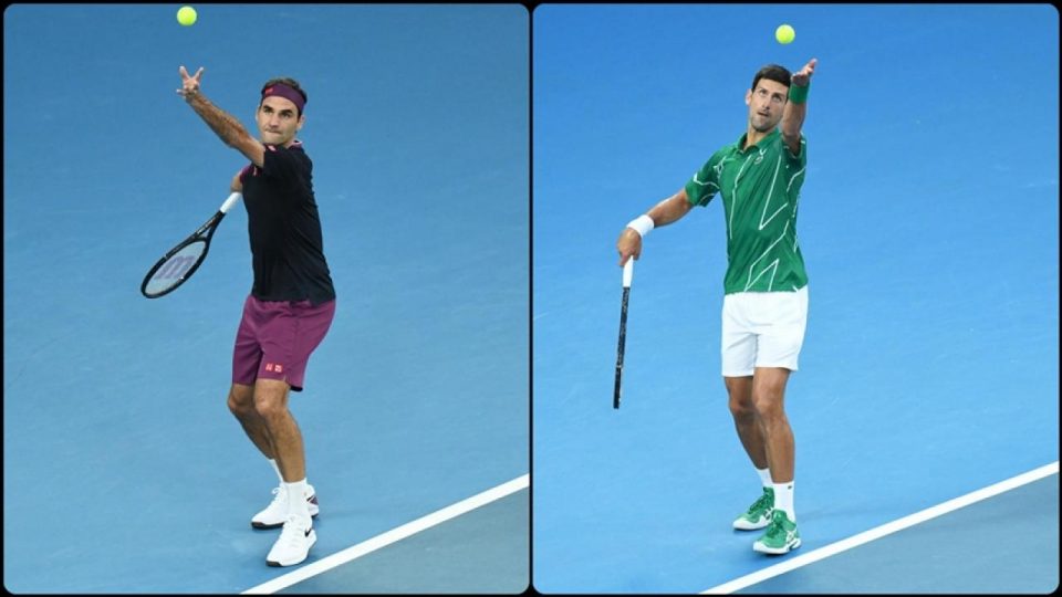 Kortta Djokovic kort dışında Federer kazandı