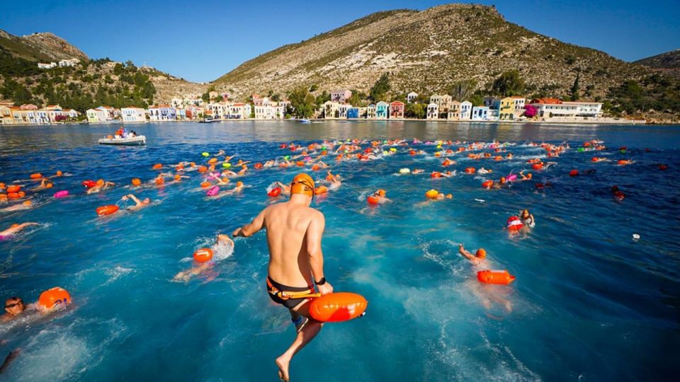 Uluslararası Meis Kaş Yüzme Yarışı gerçekleştirildi