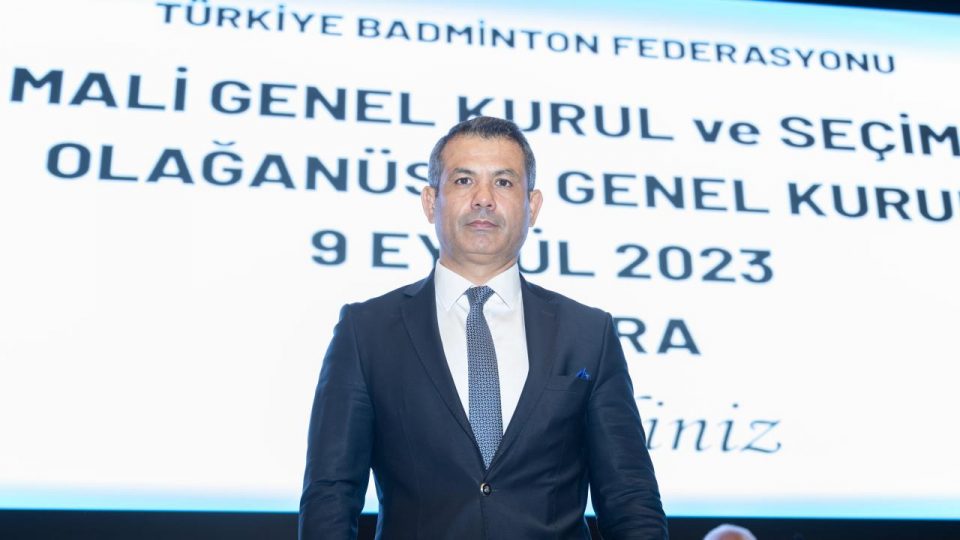 Badminton Federasyonunun yeni başkanı Ercan Yıldız oldu