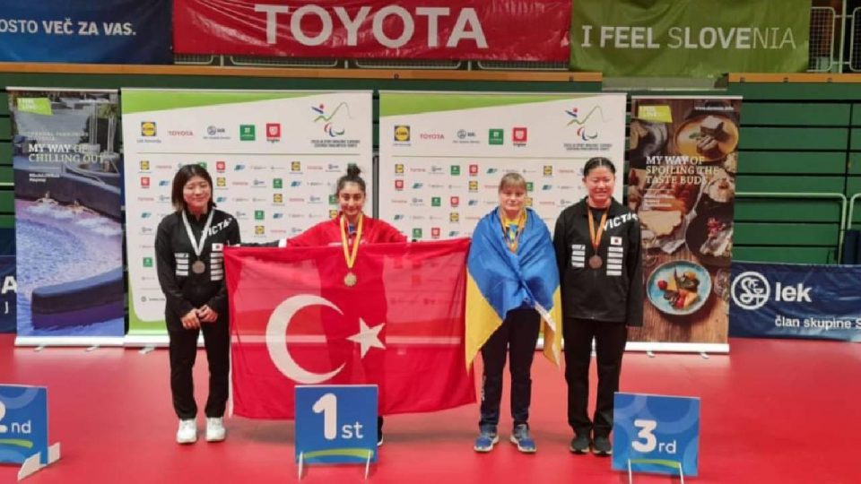 Özel sporcu Ebru Acer, Avrupa şampiyonu oldu